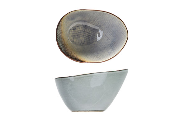 Thirza Grey Bol 10x7xH5cm